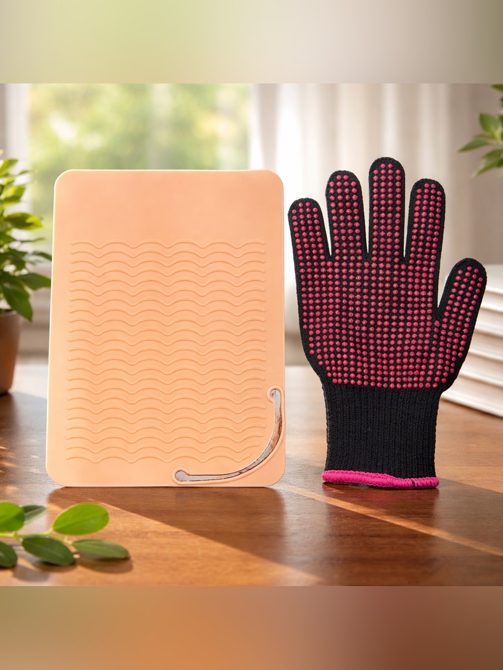 Silicone Mat and Heat Resistant Glove Set